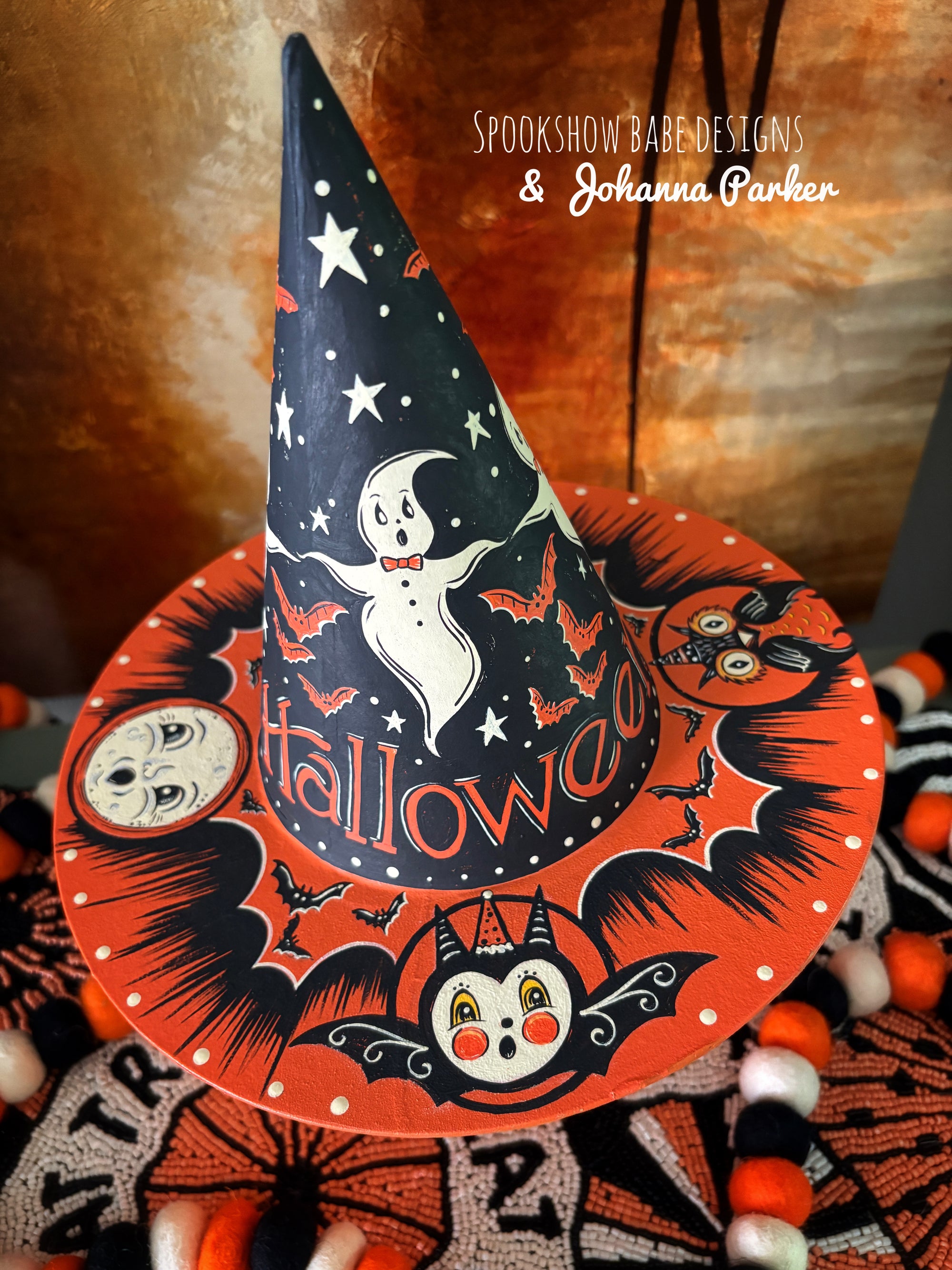 Johanna Parker Halloween Witch Hat