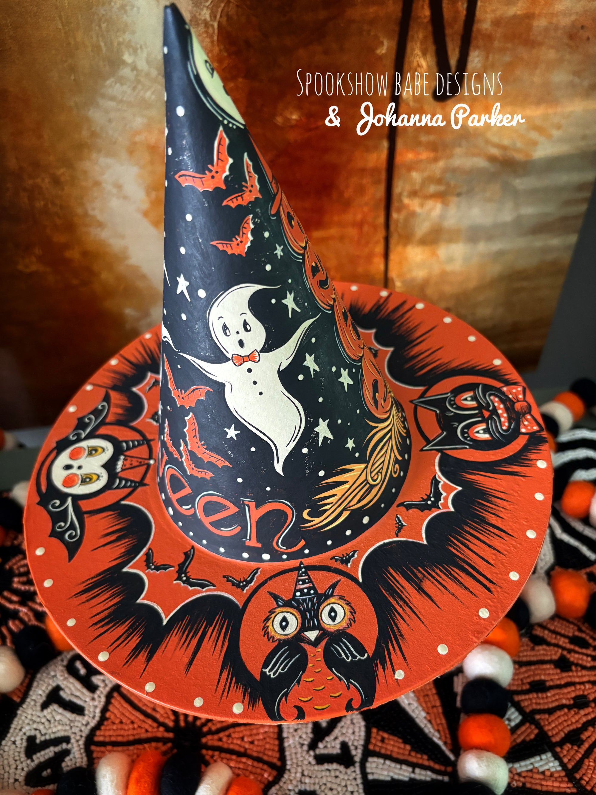 Johanna Parker Halloween Witch Hat