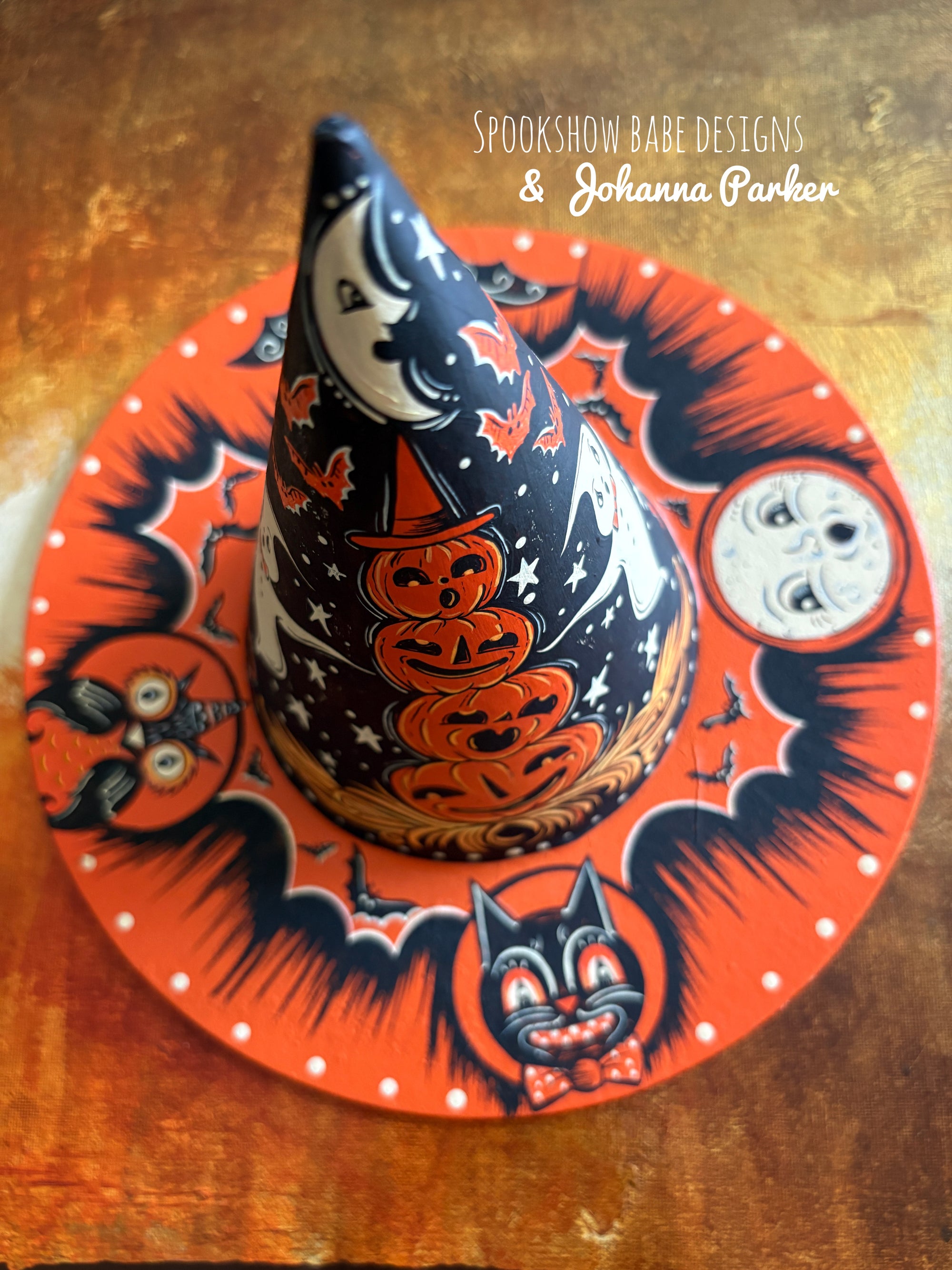 Johanna Parker Halloween Witch Hat