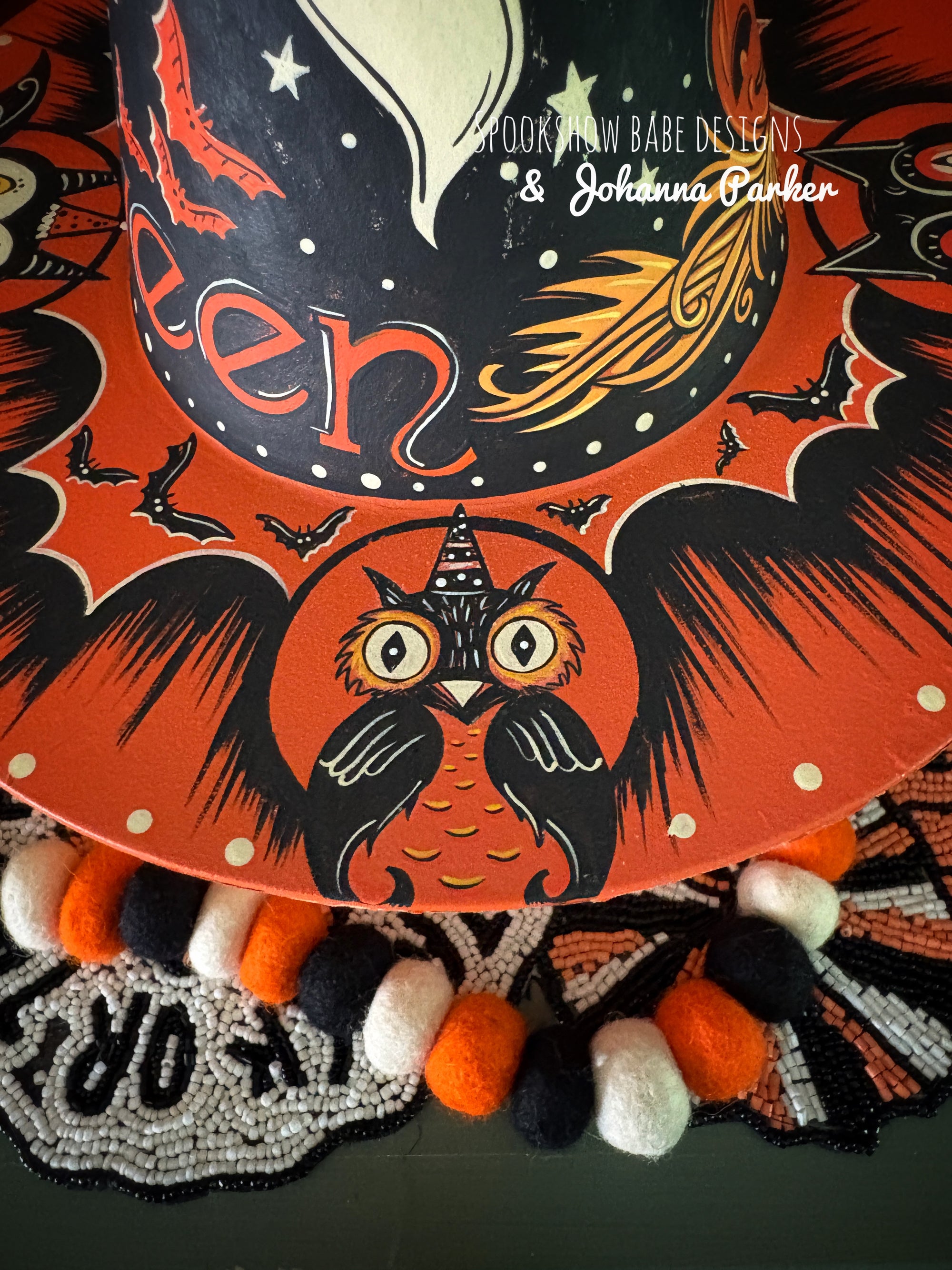 Johanna Parker Halloween Witch Hat