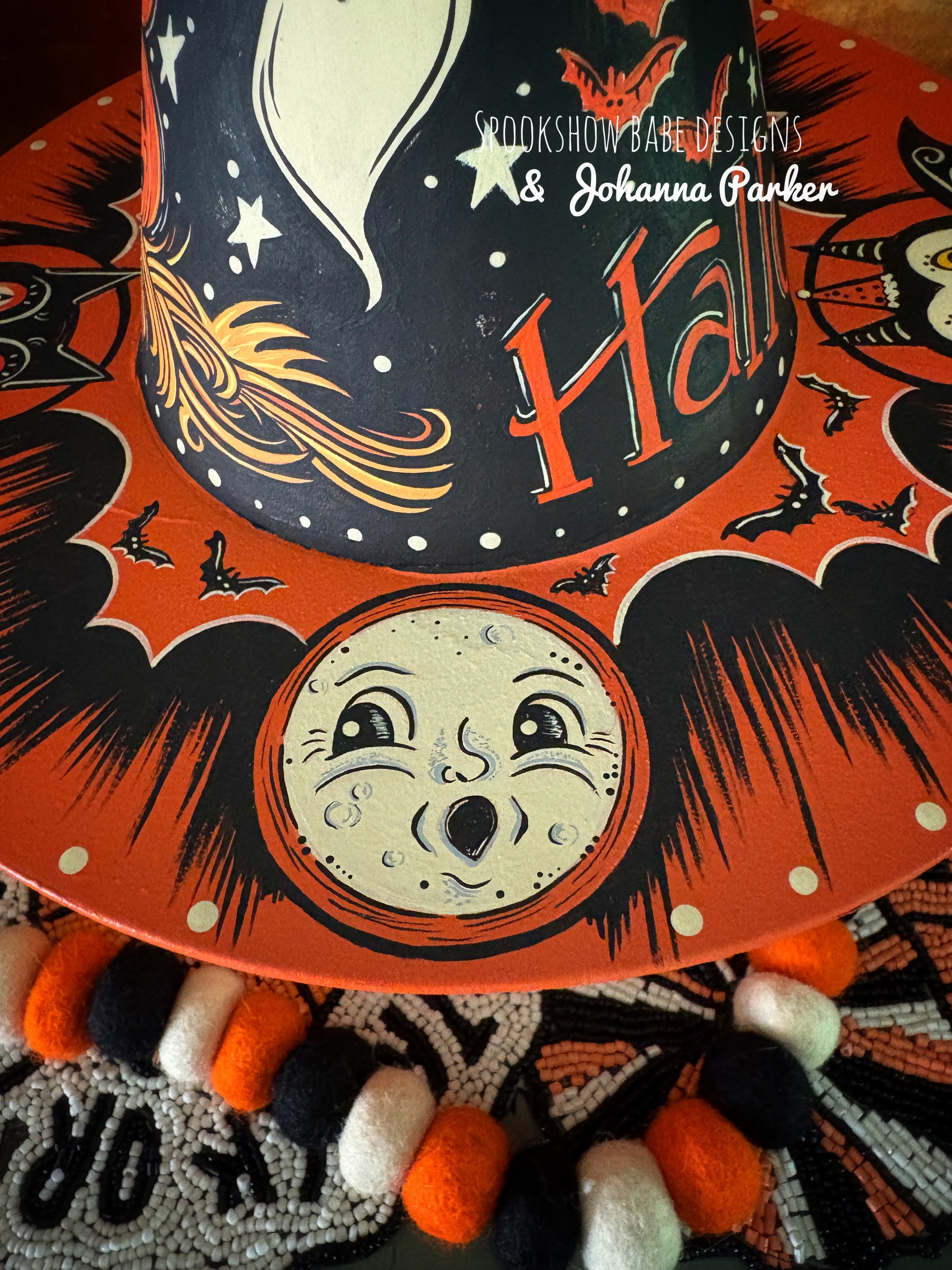 Johanna Parker Halloween Witch Hat