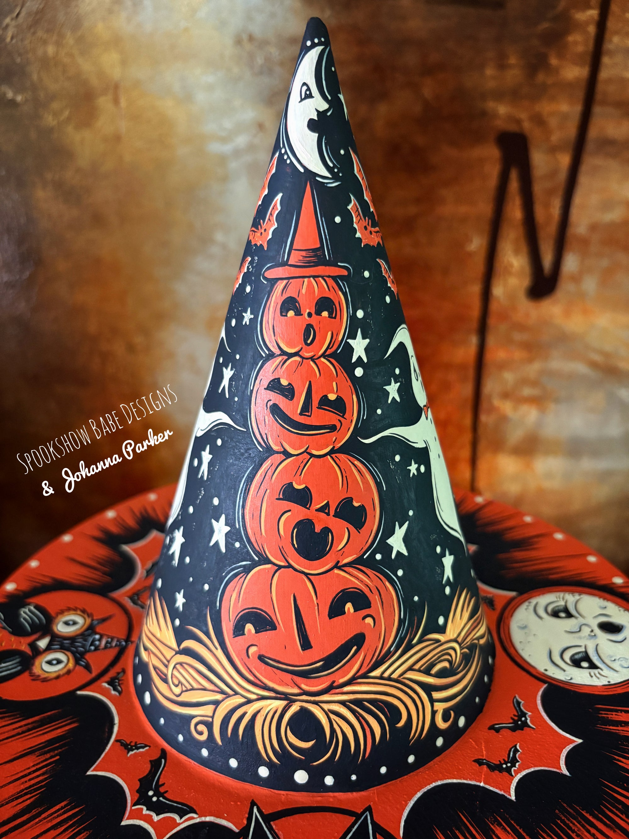 Johanna Parker Halloween Witch Hat