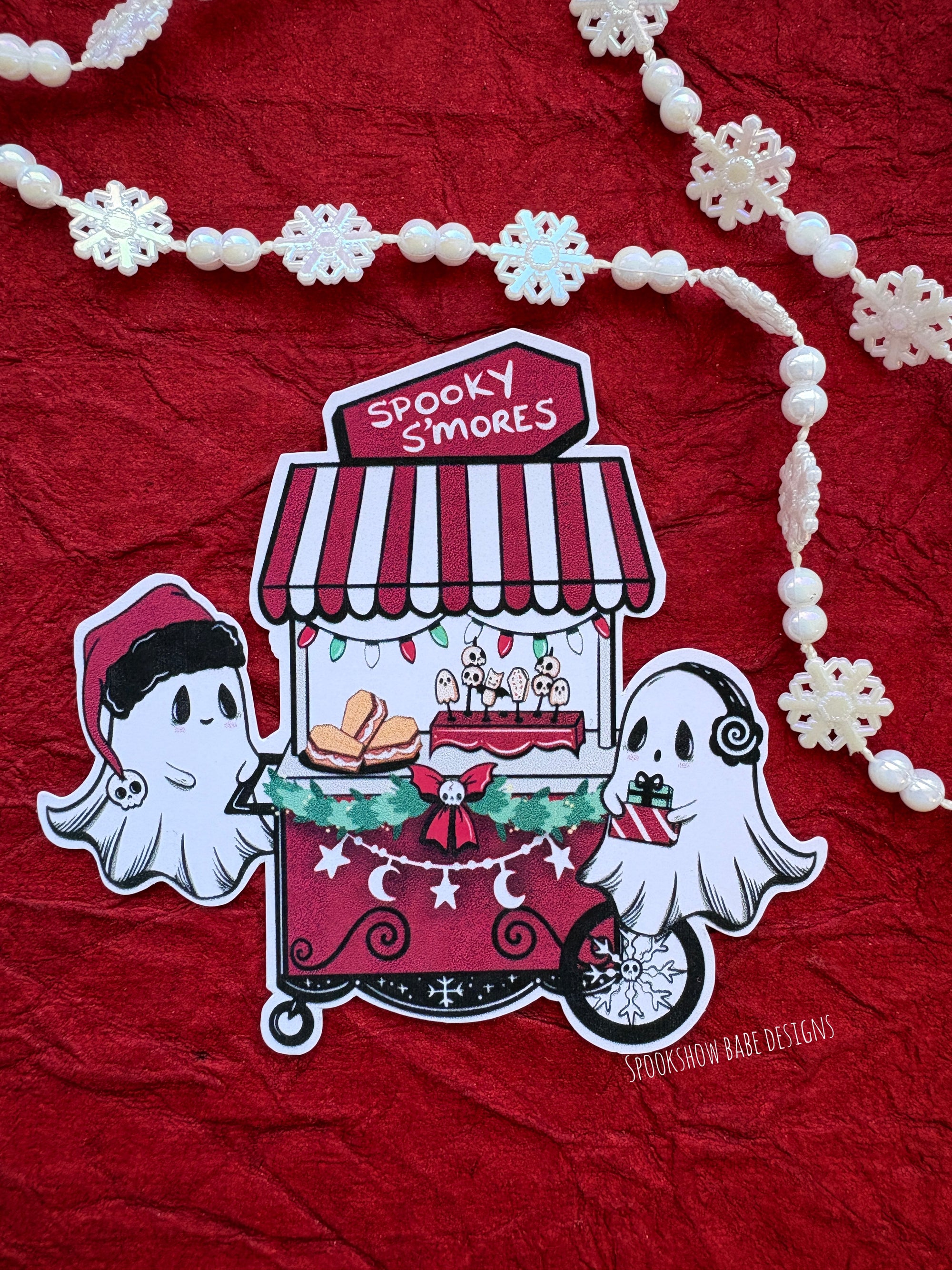 Spooky Smore's Food Cart Sticker
