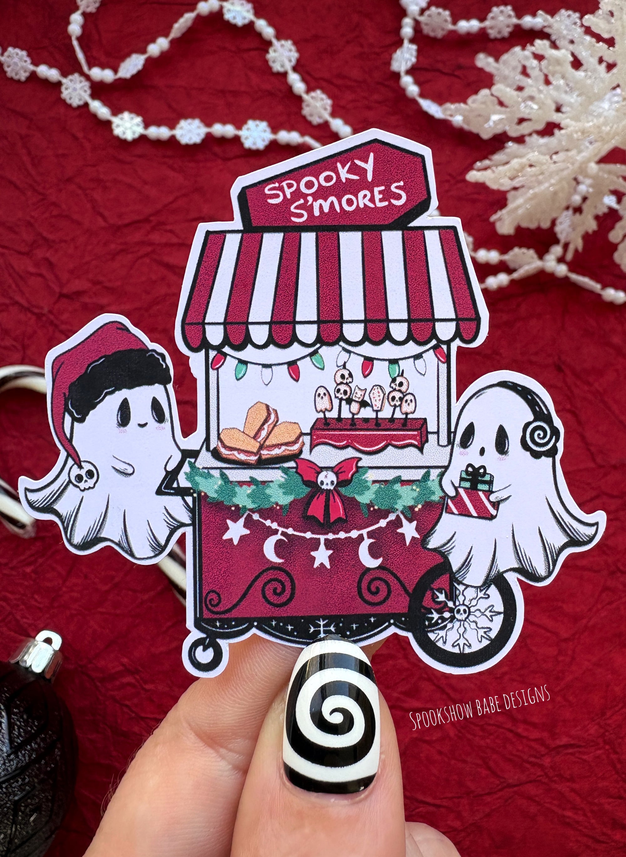 Spooky Smore's Food Cart Sticker