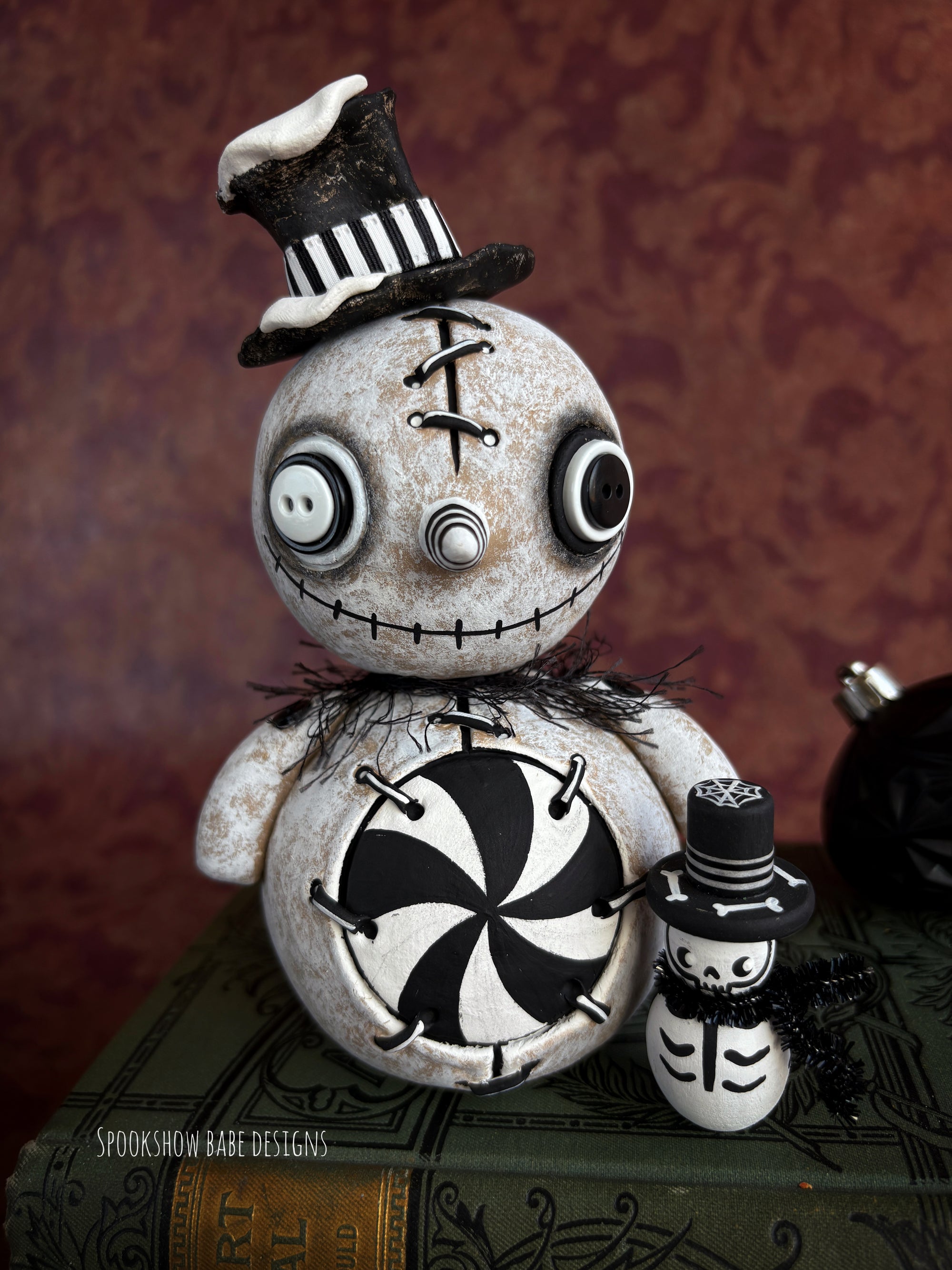 Peppermint Twisted Snowman