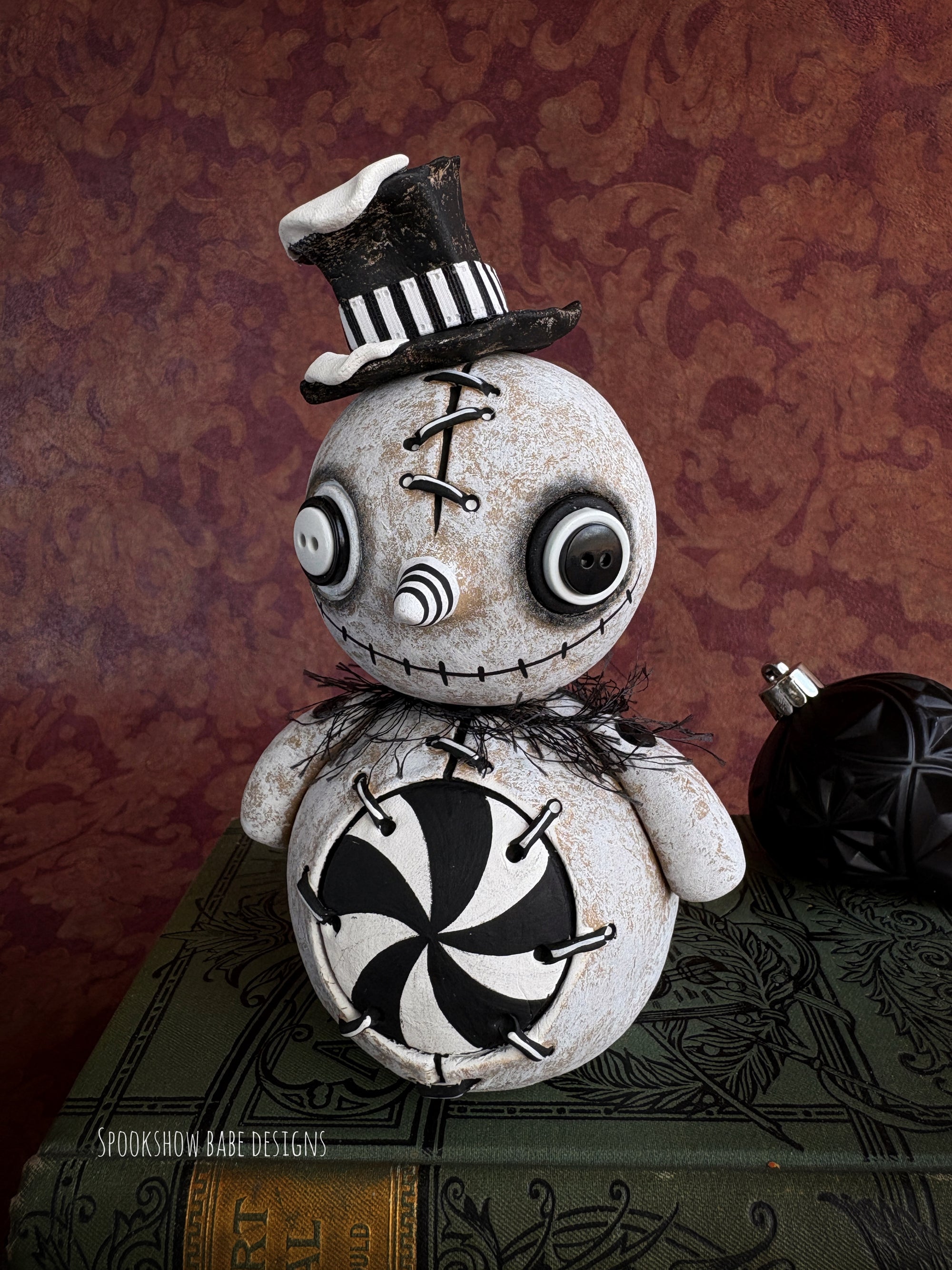 Peppermint Twisted Snowman