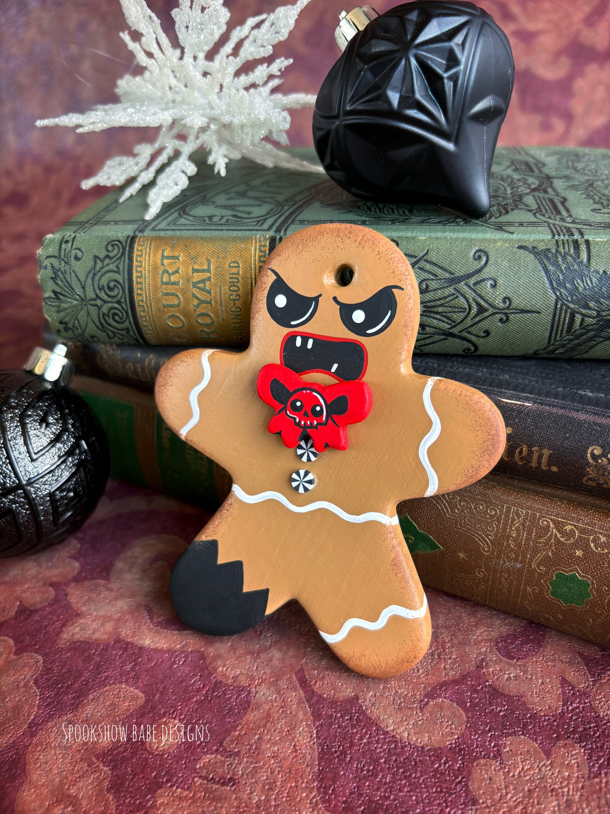 Angry Gingerbread Man Ornament