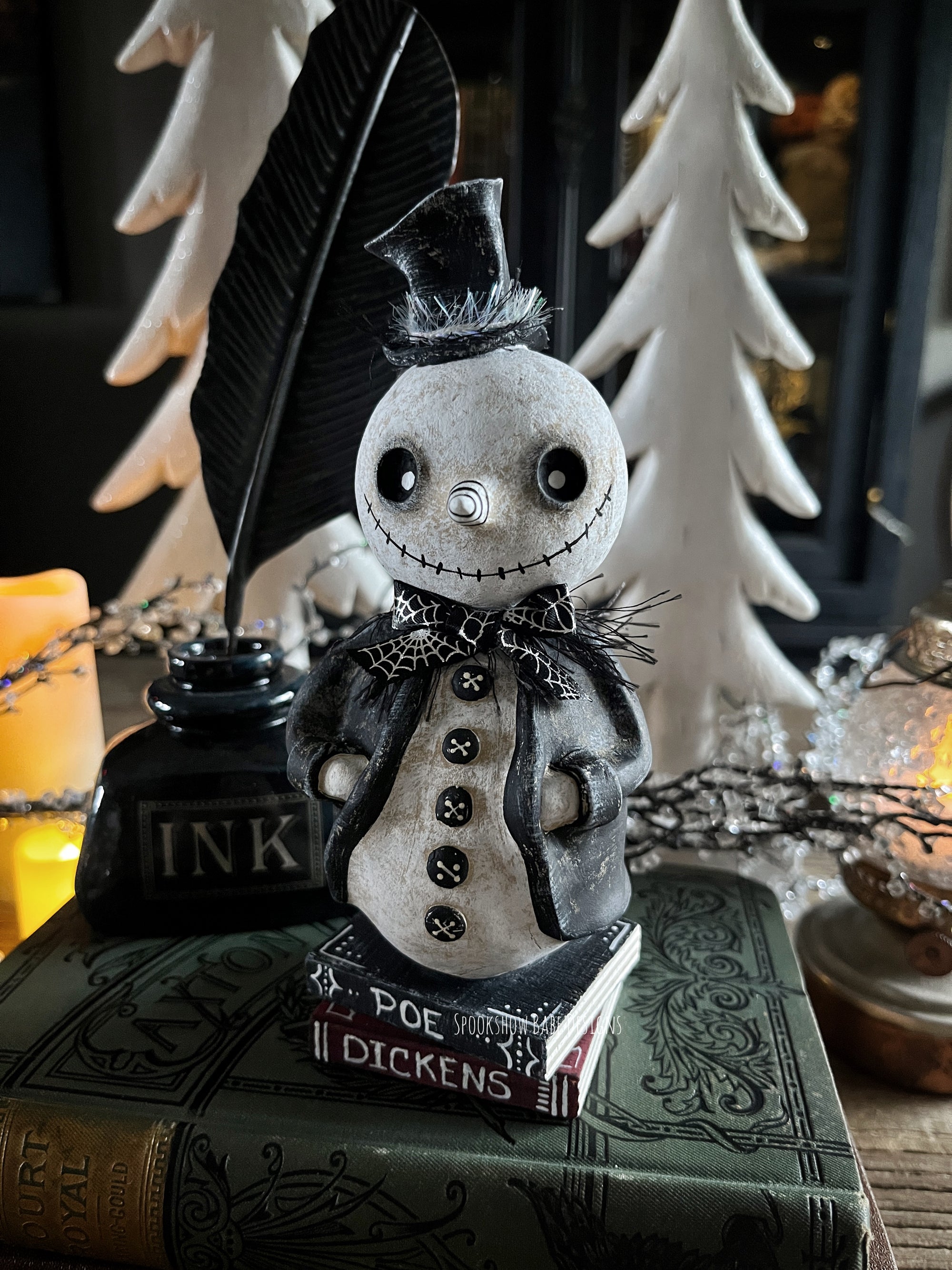 Victorian Snowman- A Poe Christmas