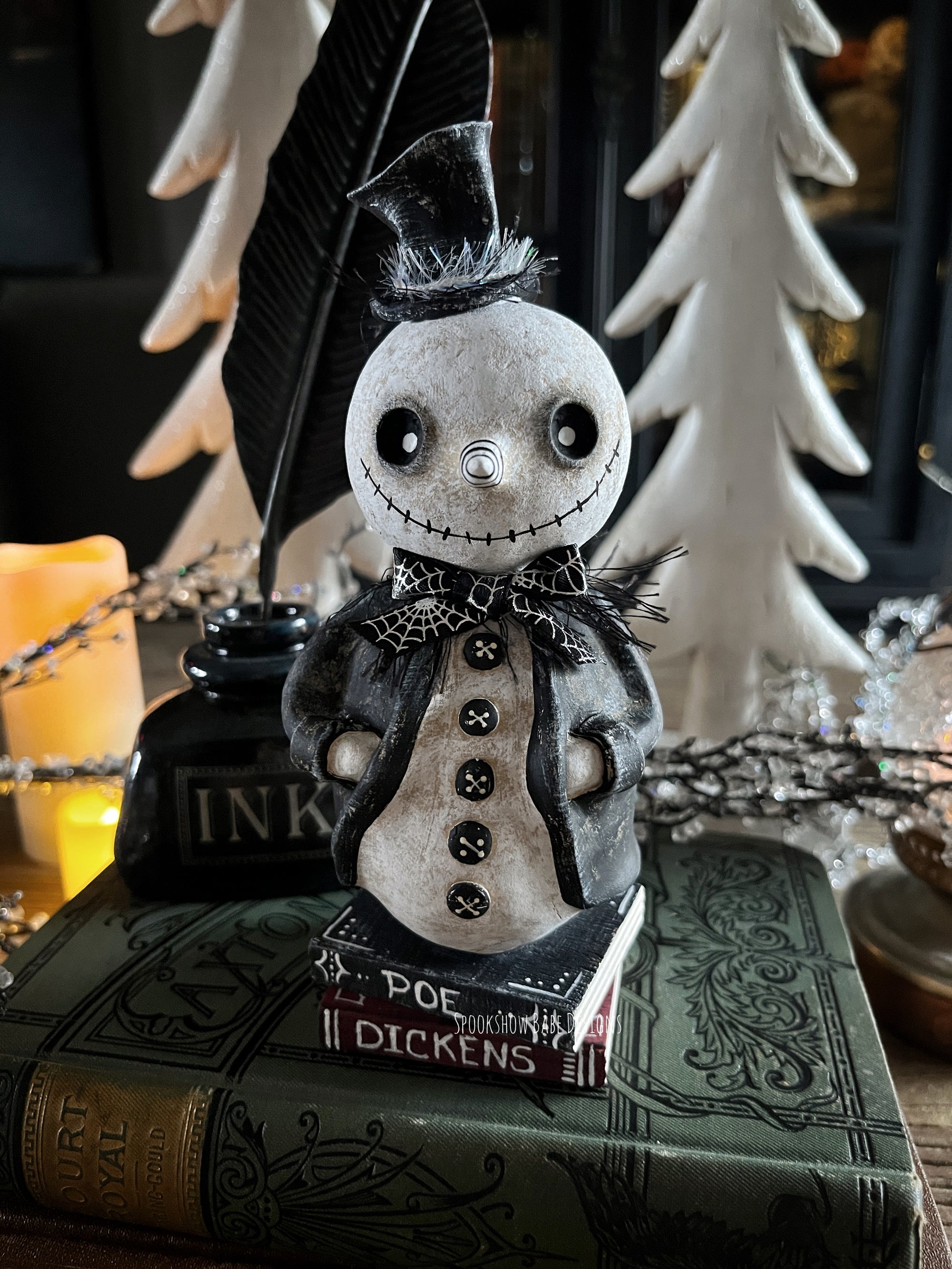 Victorian Snowman- A Poe Christmas
