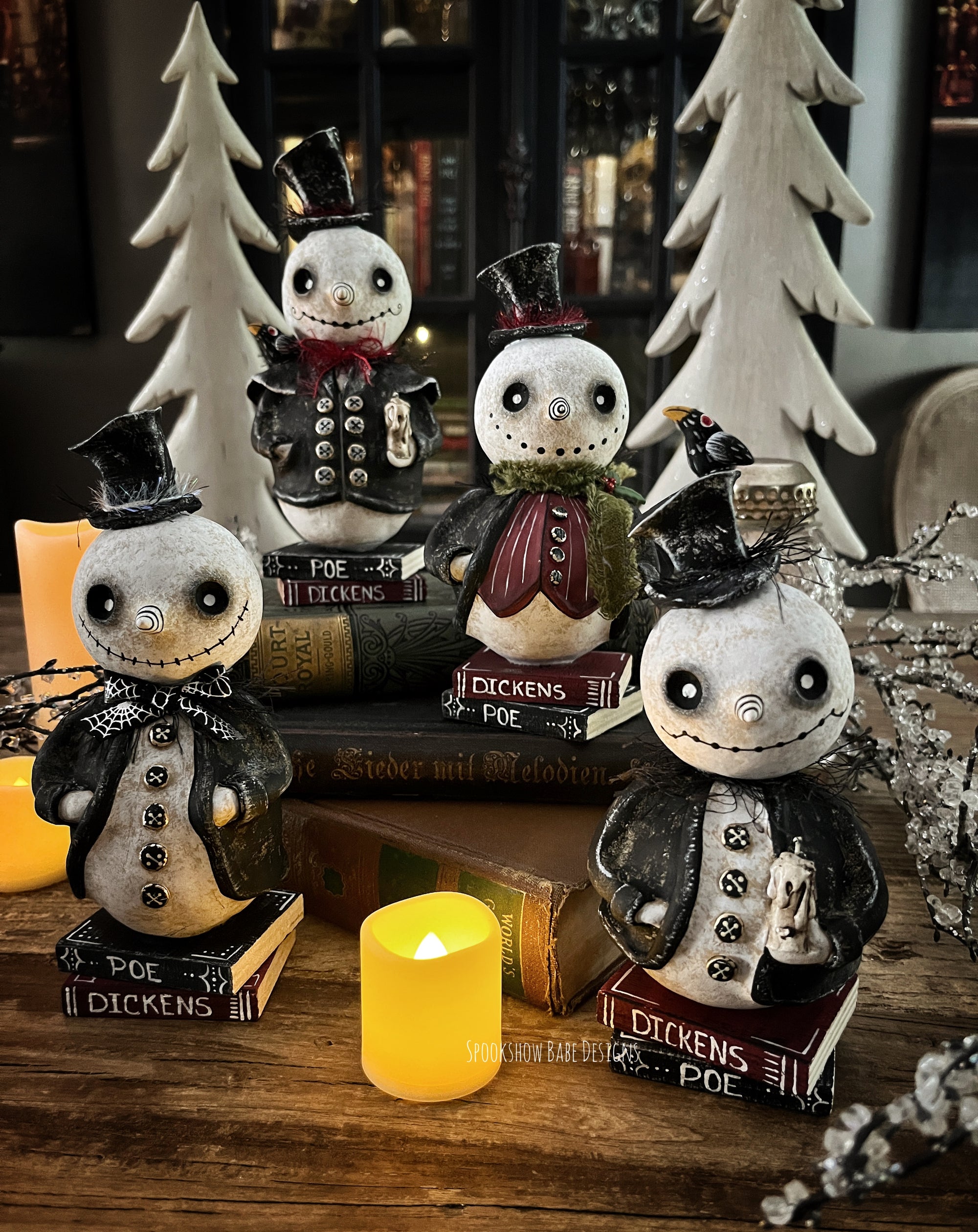 Victorian Snowman- A Poe Christmas