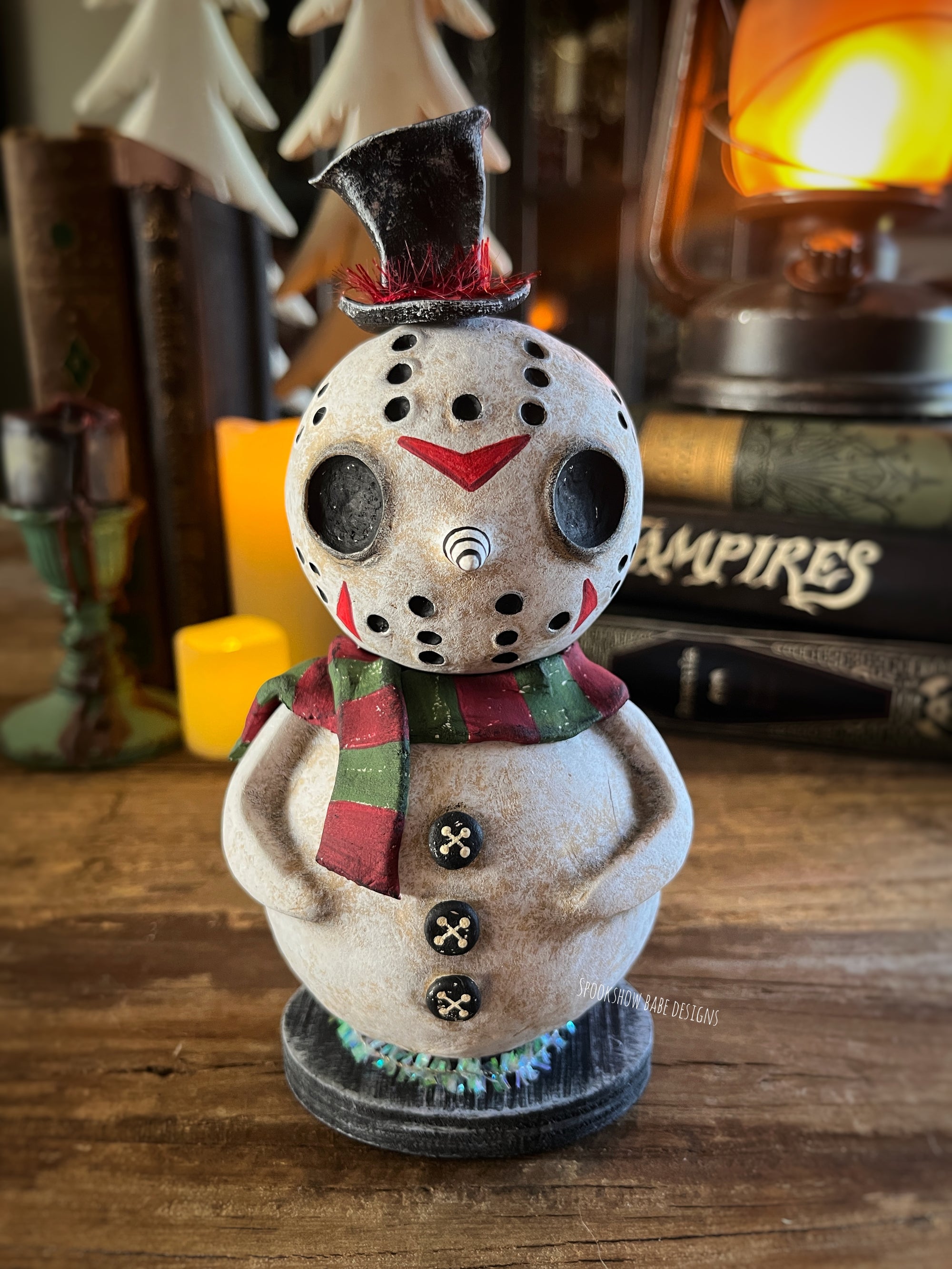 Snowman Slasher with Festive Freddy Scarf