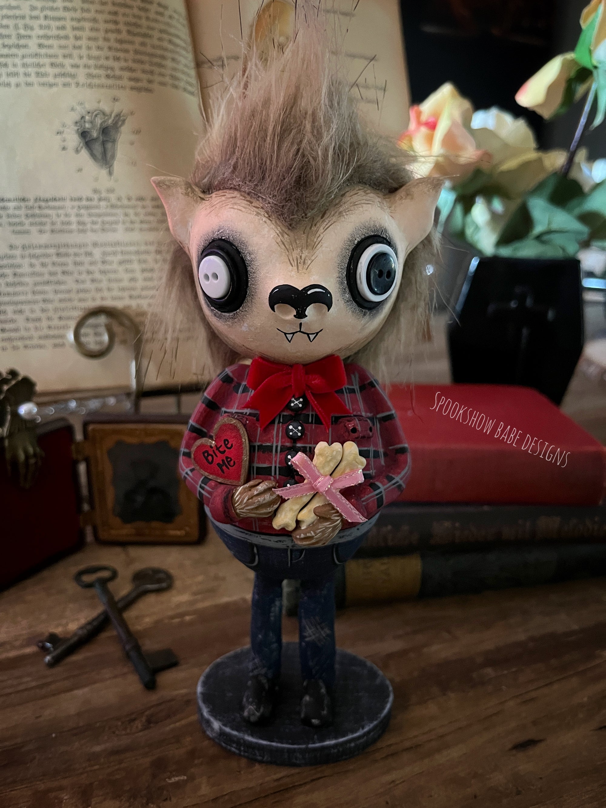 Wolfman with Bone Bouquet