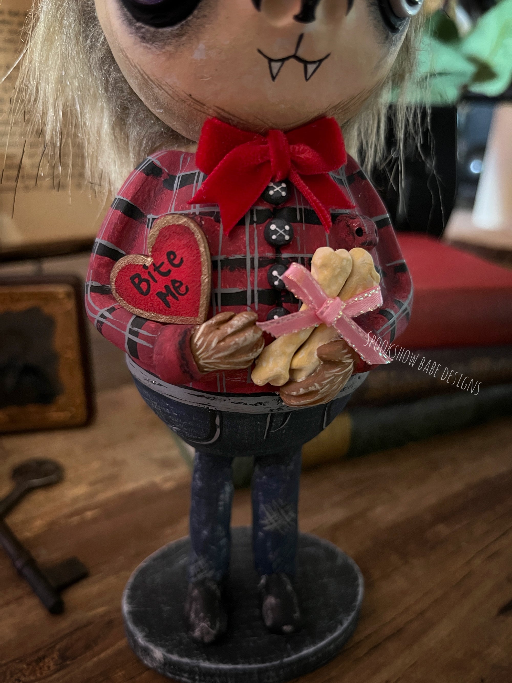 Wolfman with Bone Bouquet