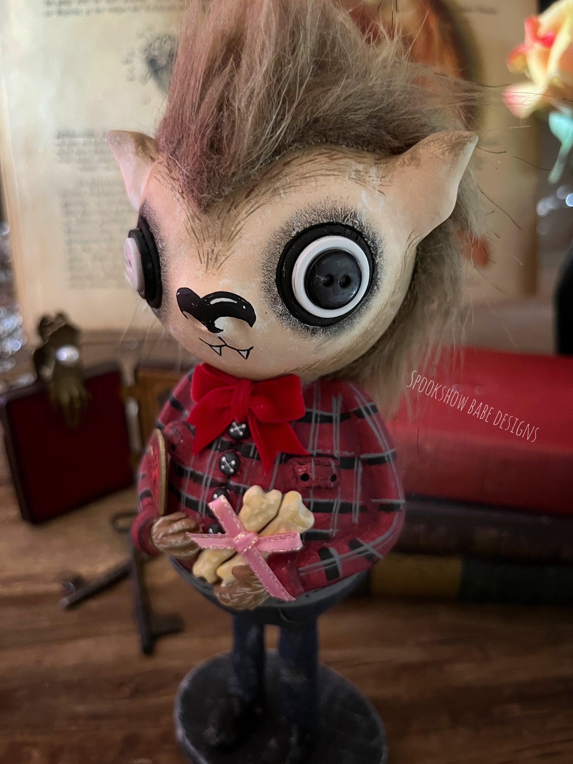 Wolfman with Bone Bouquet