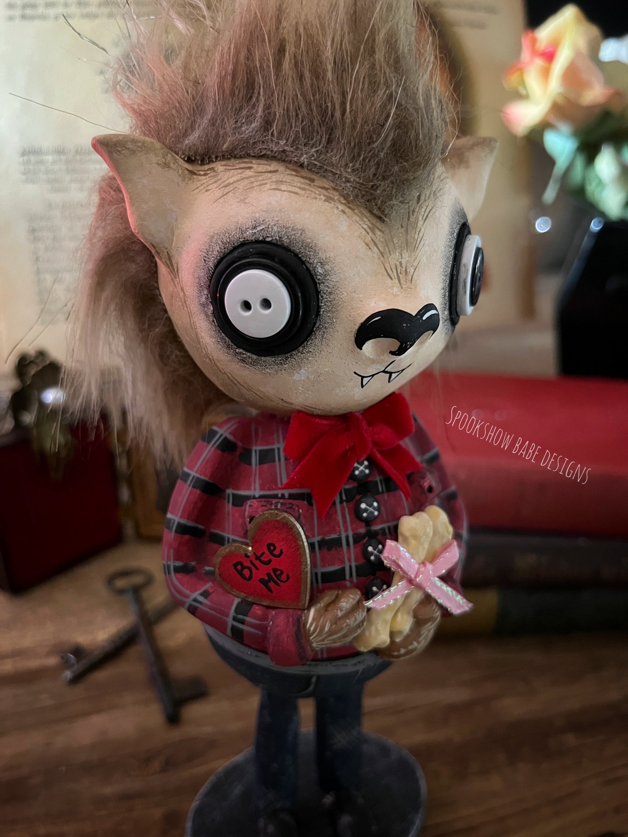 Wolfman with Bone Bouquet