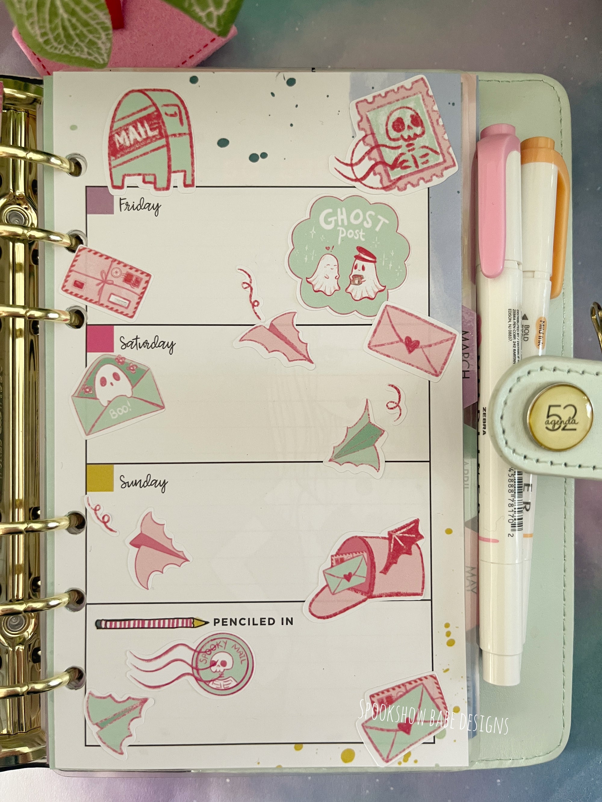 Ghost Post Sticker Sheet