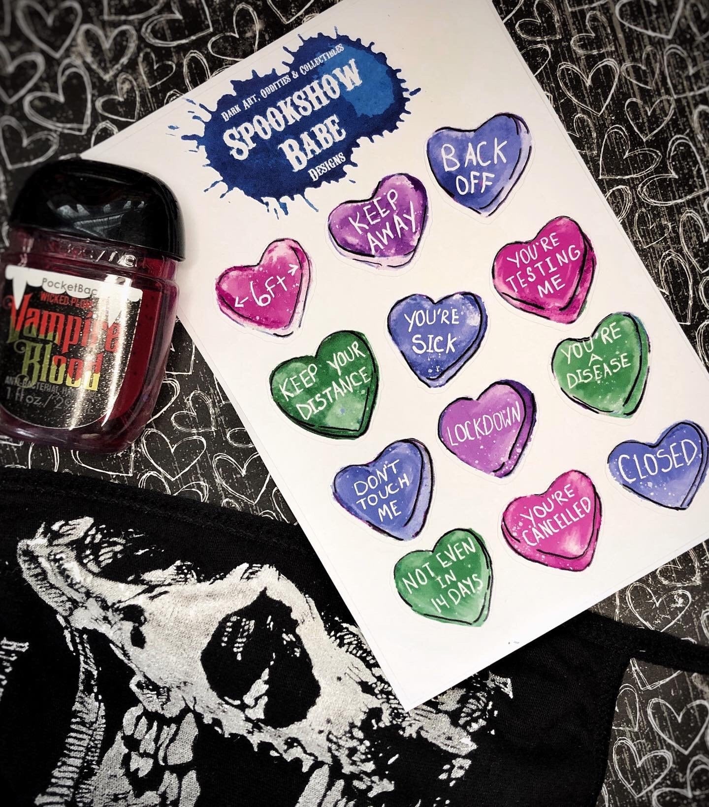 Anti-Valentines Day Sticker Sheet