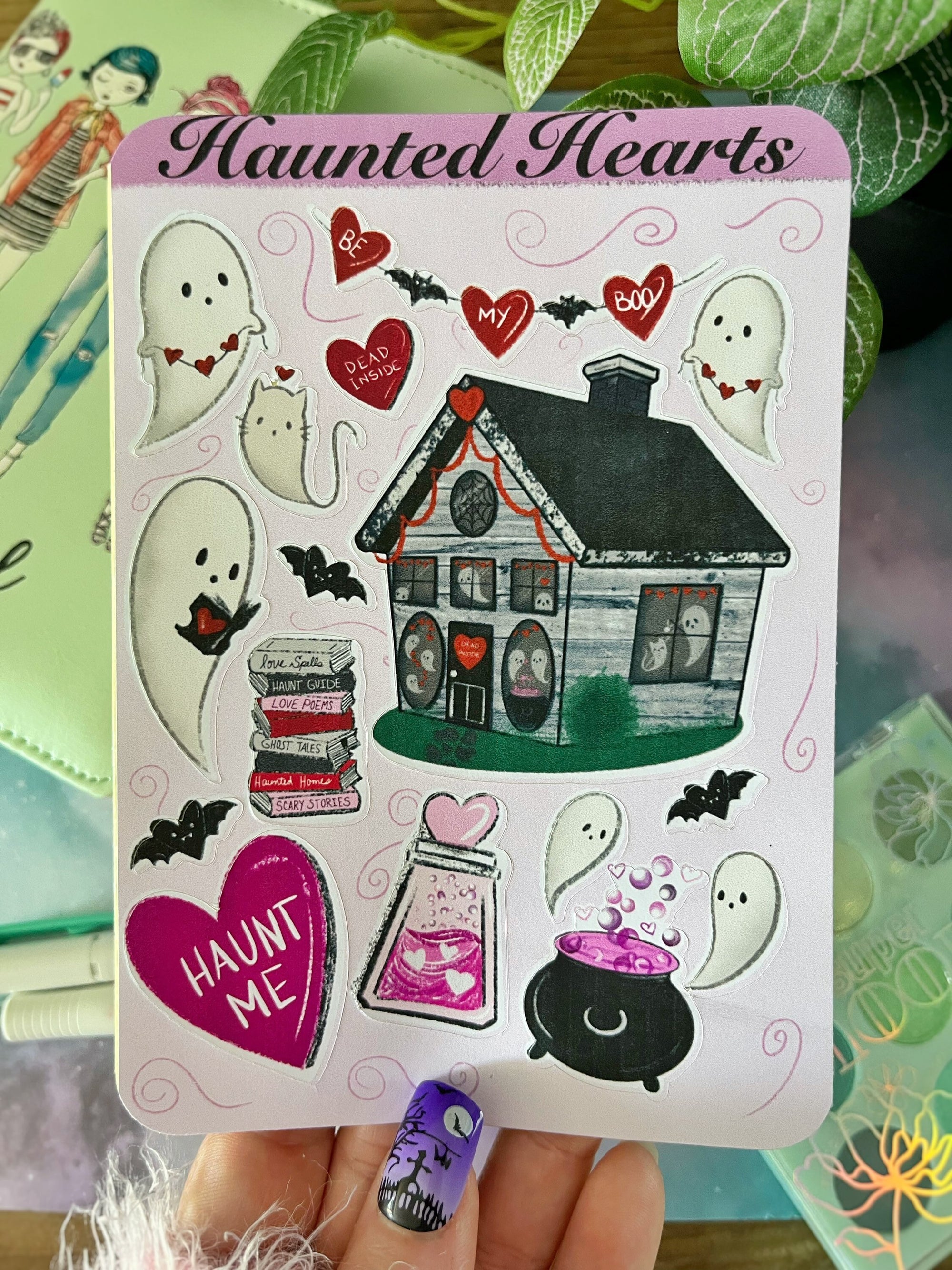 Valloween Ghosts Sticker sheet