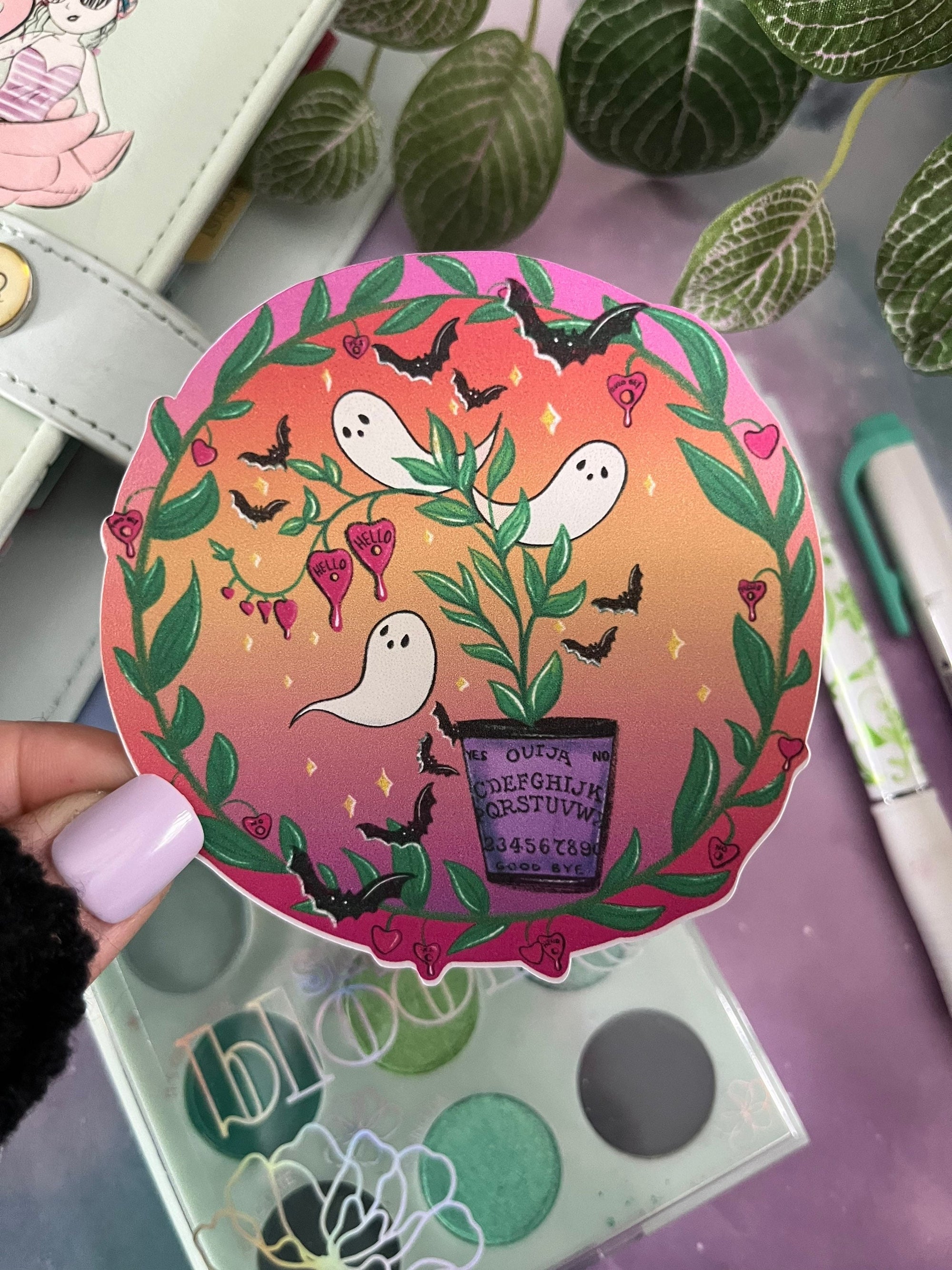 Ouija Plant Large Sticker