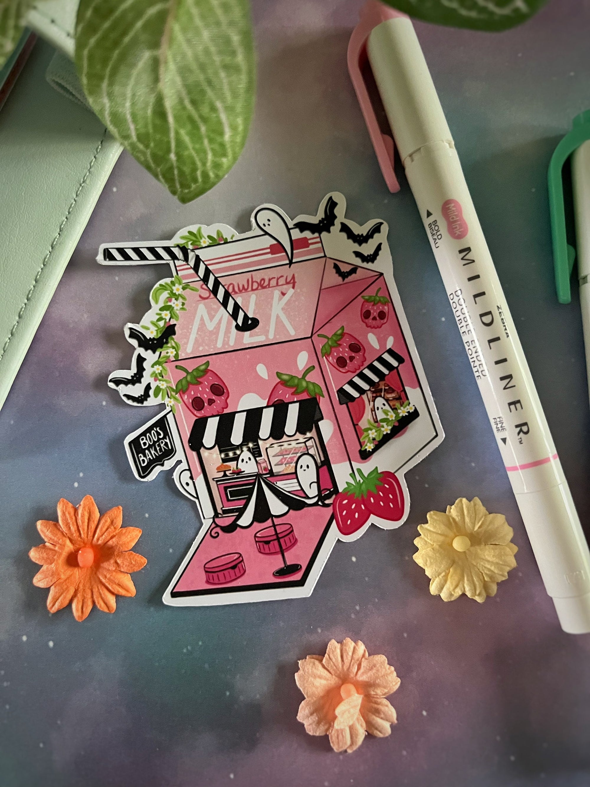 Boo Berry Milk Sticker