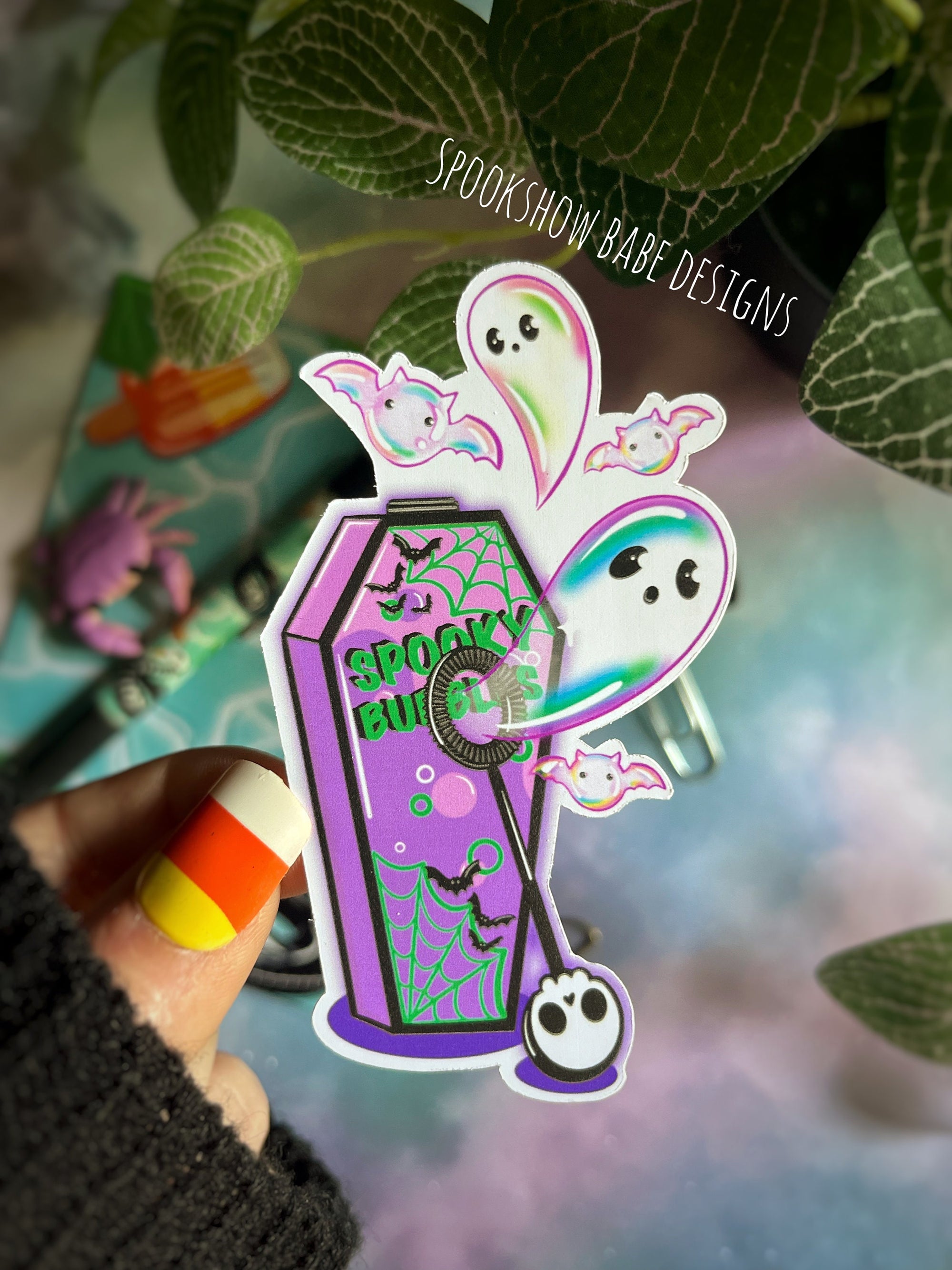 Spooky Summer Bubbles Sticker
