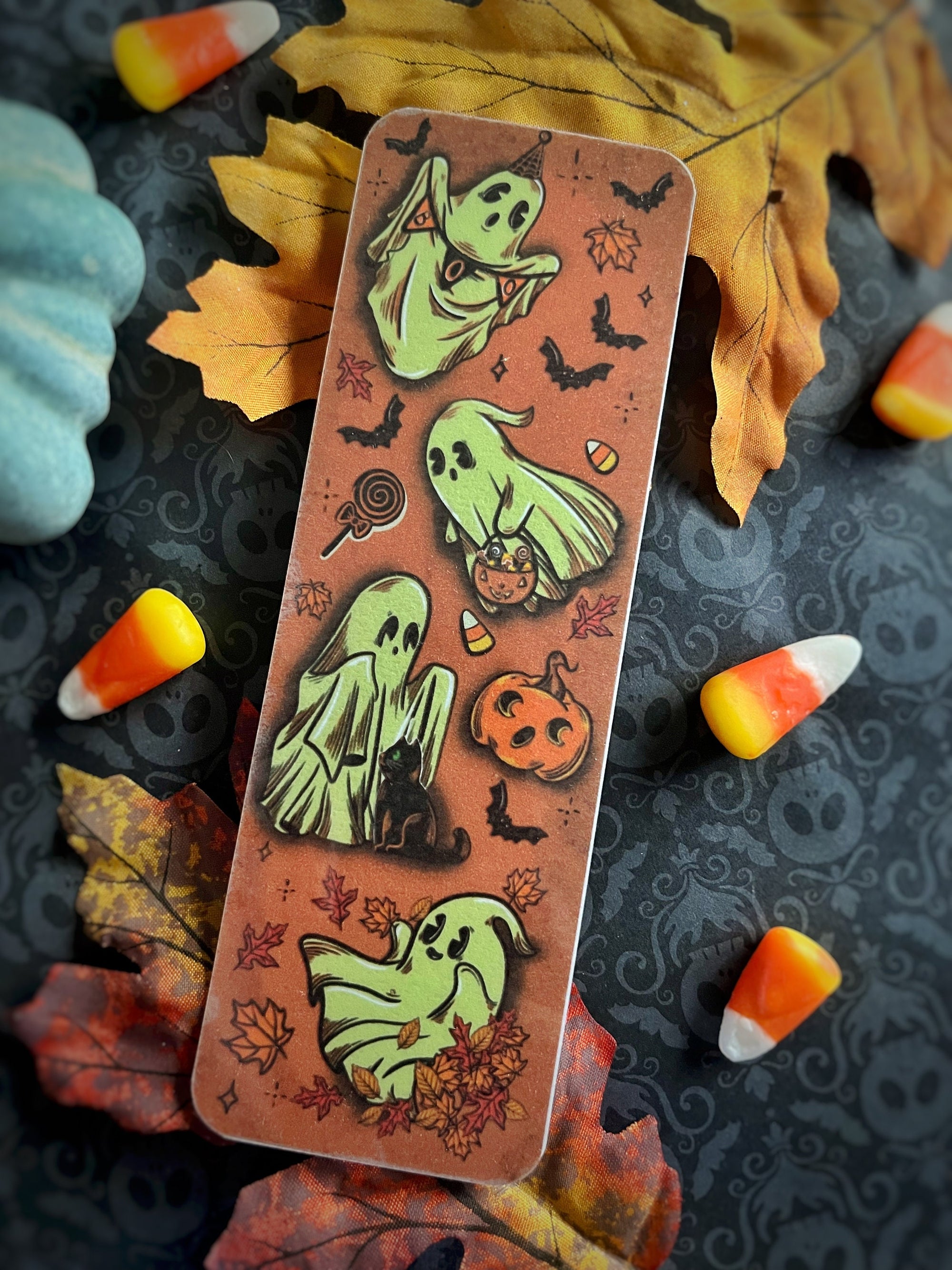 Halloween Ghosts Bookmark