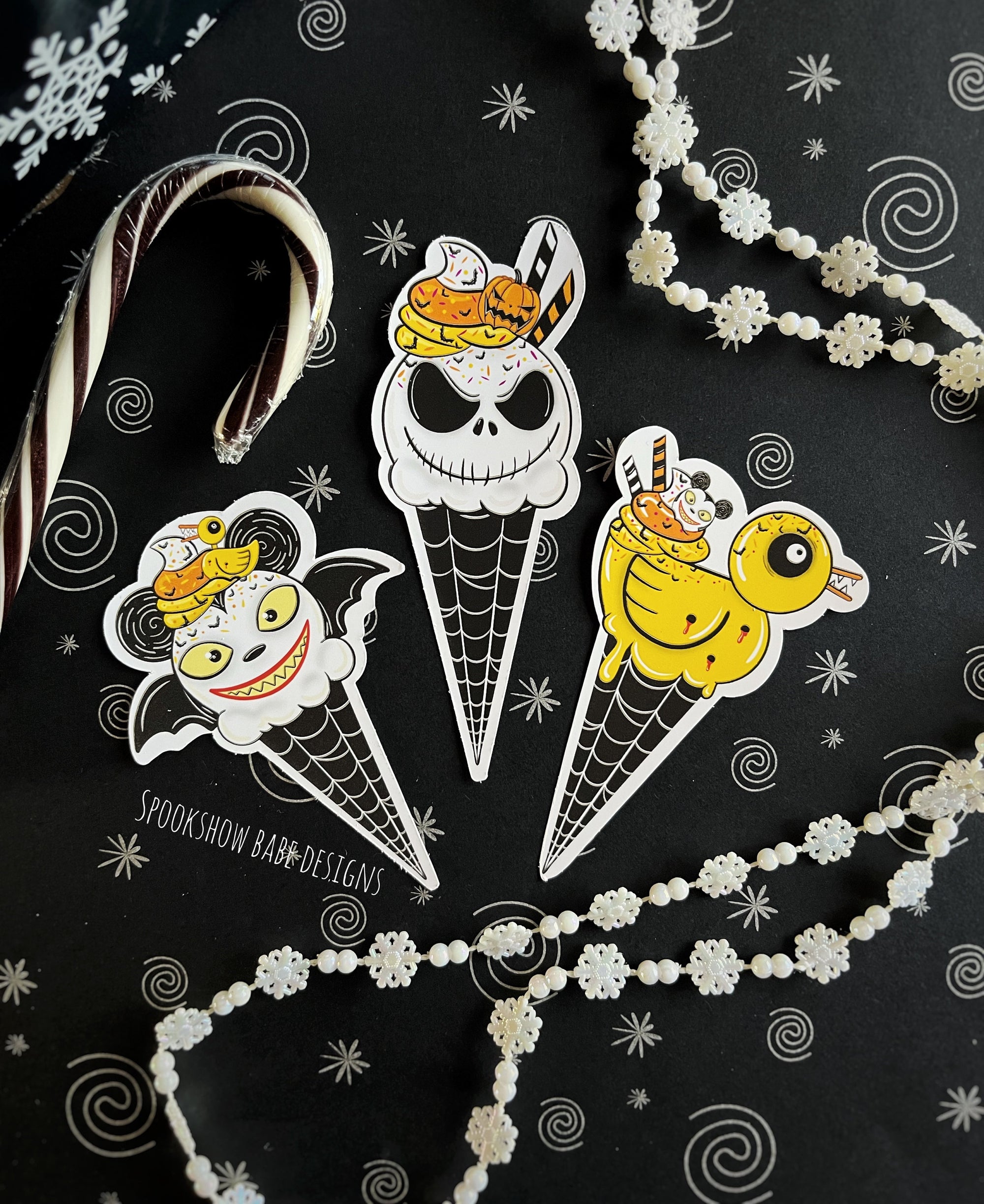 Spooky Christmas Sticker Pack