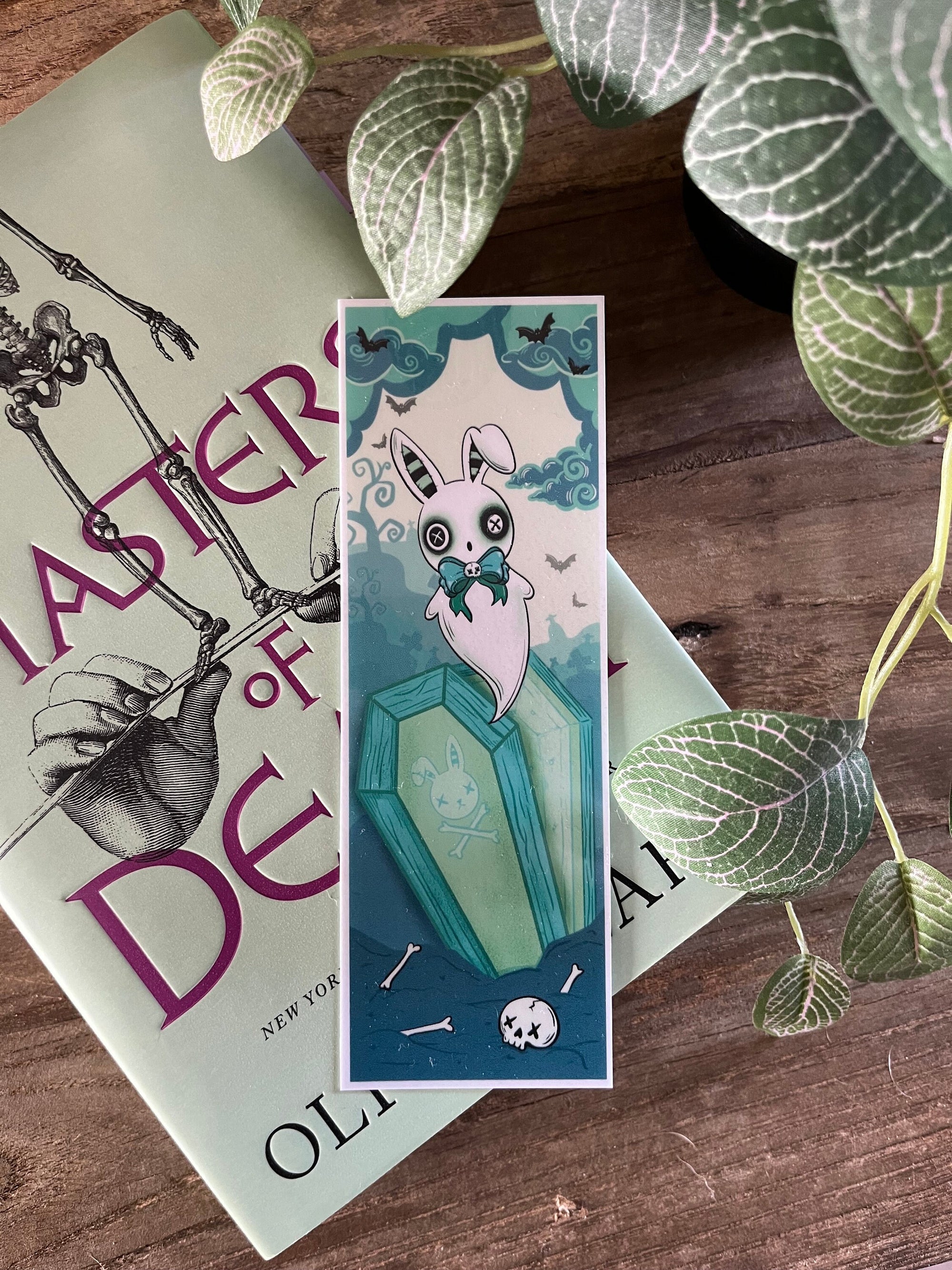Pastel Gothic Bunny Bookmark